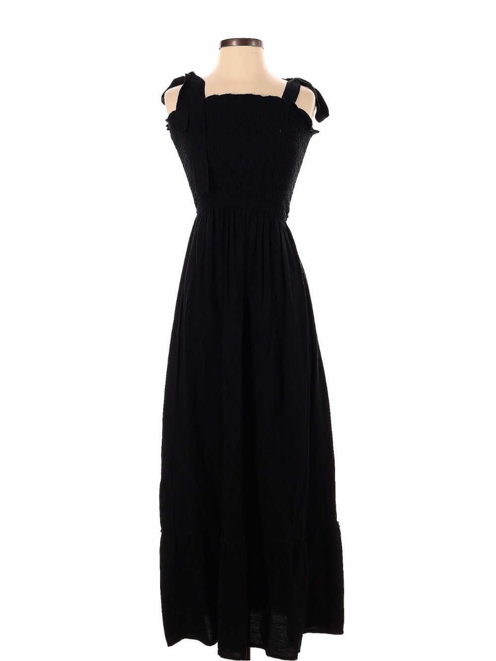 Black maxi dress